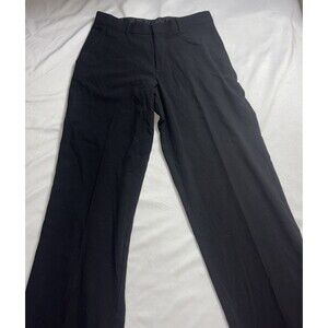 Boys Bi-Stretch Flat Front Dress Pant Black Size 16 Easter Preppy Wedding W
